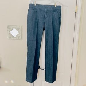 Dockers Khaki Goodness Inside dark navy creased stretch trousers.  8